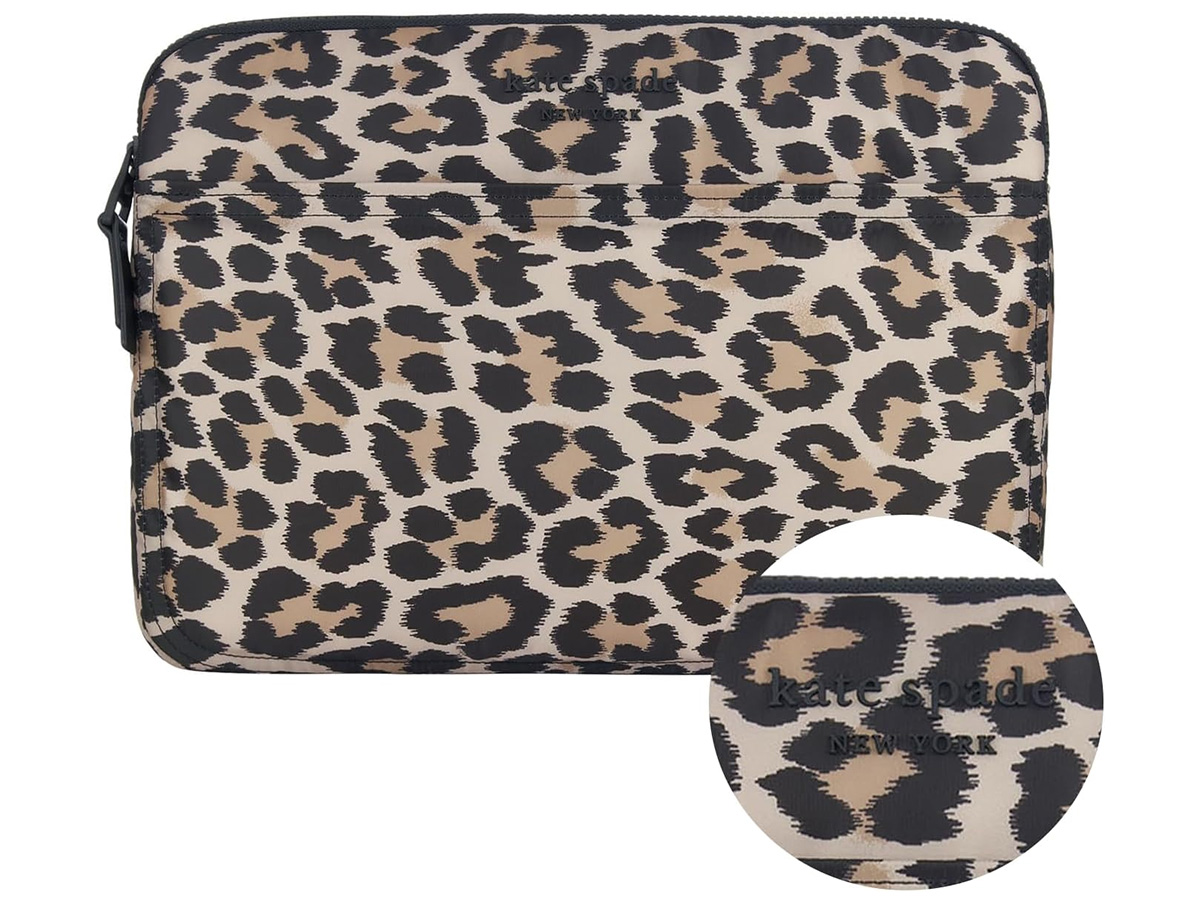 Kate Spade Classic Leopard Puffer Laptop Sleeve - MacBook 13