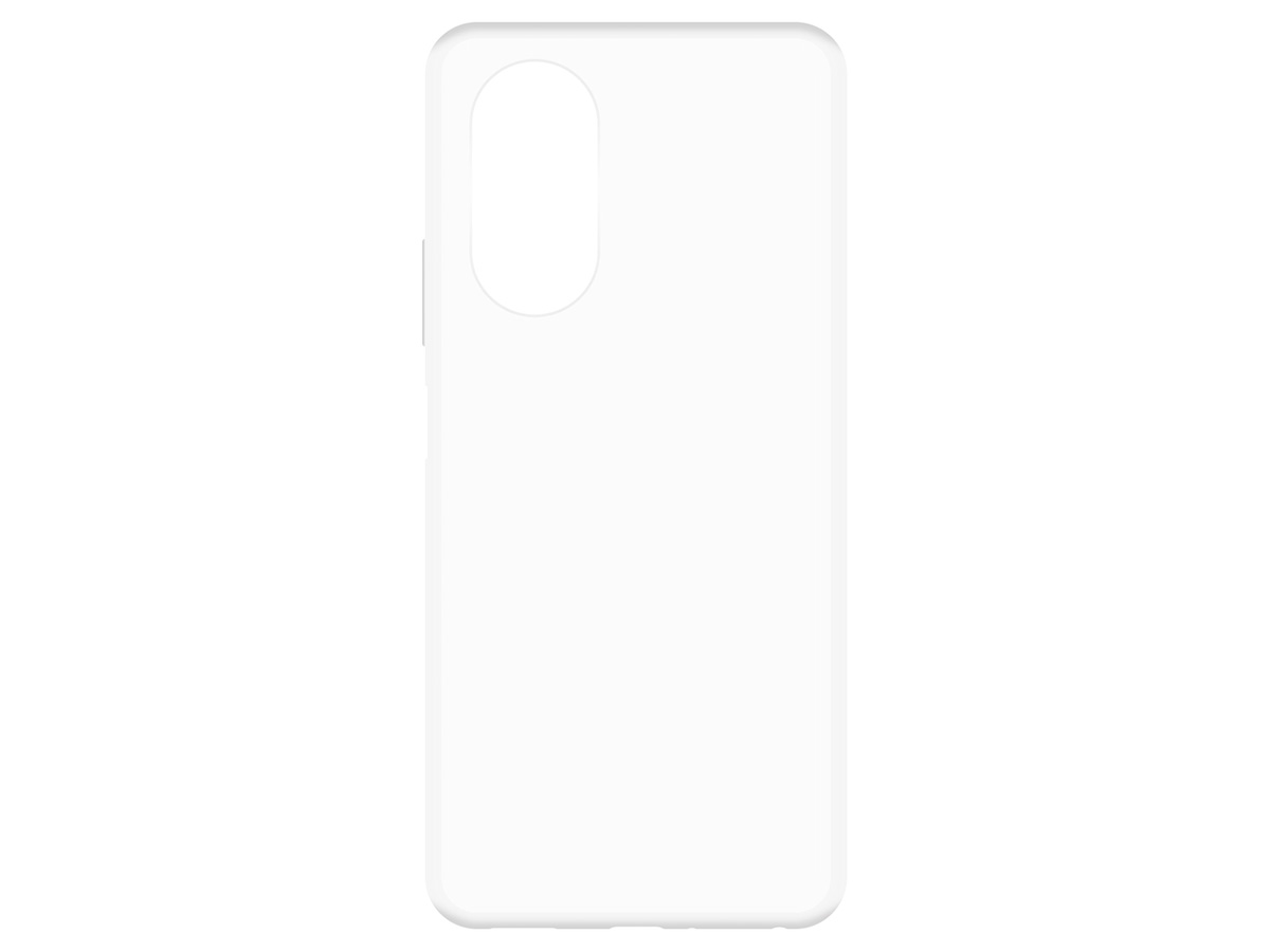 Just in Case TPU Case Doorzichtig - Oppo A58 hoesje