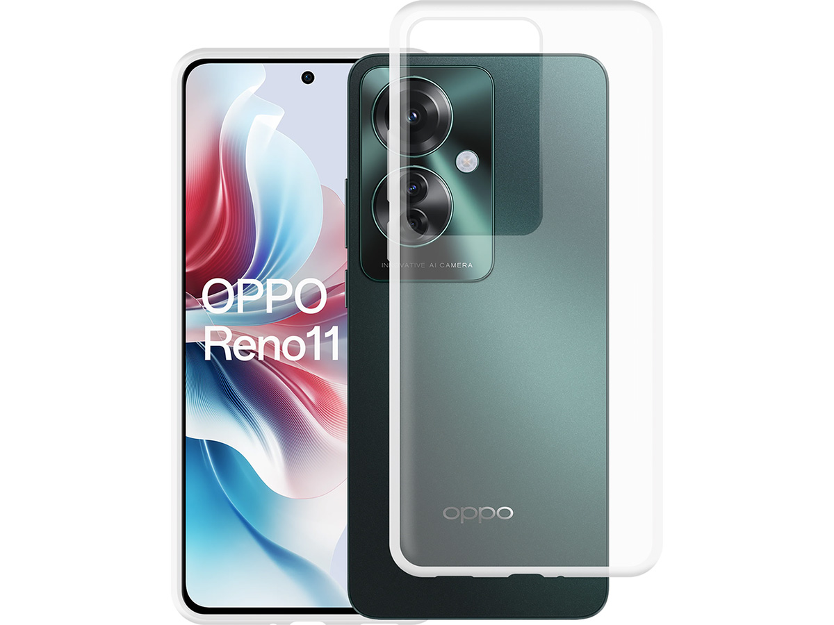 Just in Case TPU Case Doorzichtig - Oppo Reno 11F hoesje