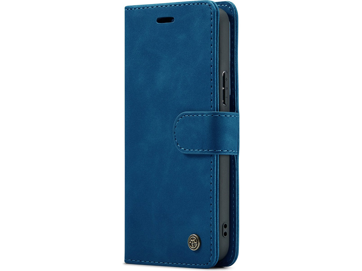 CaseMania 2in1 Magnetic Bookcase Donkerblauw - Oppo Reno 12/12 Pro Hoesje