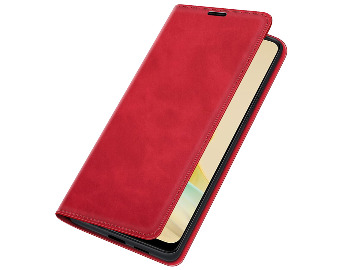 Just in Case Slim Wallet Case Rood - Oppo Reno8 T hoesje