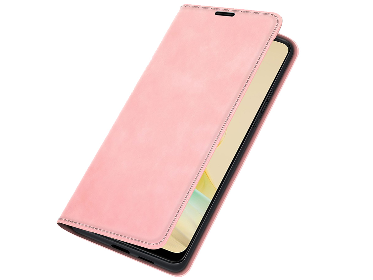 Just in Case Slim Wallet Case Roze - Oppo Reno8 T hoesje