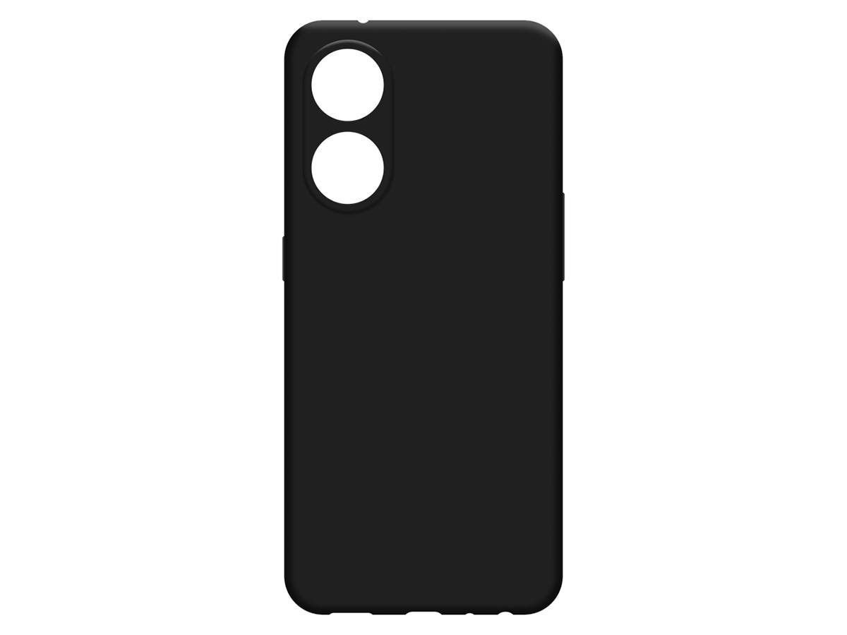 Just in Case TPU Case Zwart - Oppo Reno8 T hoesje