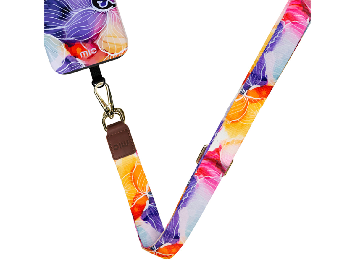 MIO Lanyard Flowers - Universeel Telefoonkoord