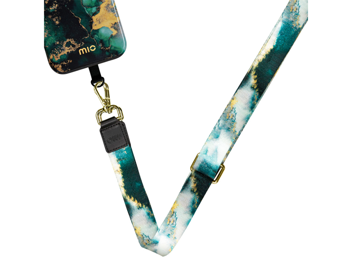 MIO Lanyard Green Marble - Telefoonkoord