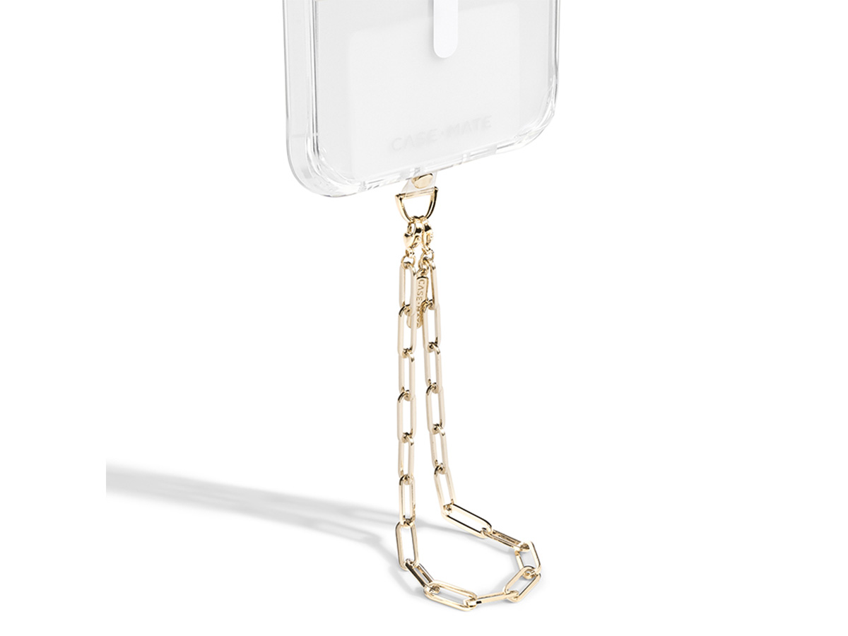 Case-Mate Gold Link Chain Phone Charm - Universele Wristlet