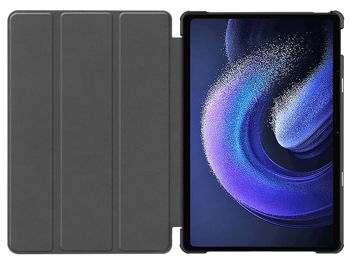 Smart Slimfit Stand Folio Case Zwart - Xiaomi Pad 6 Hoesje