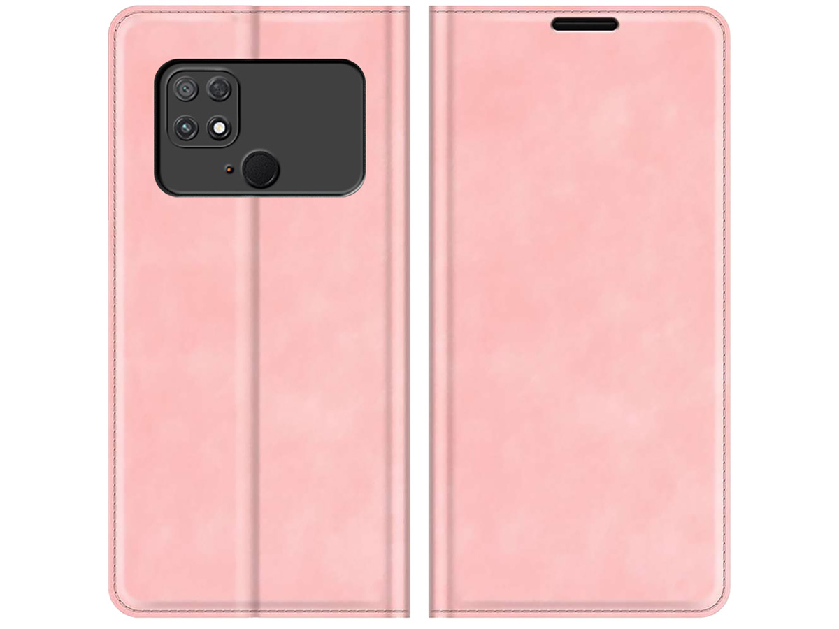 Just in Case Slim Wallet Case Roze - Xiaomi Poco C40 hoesje