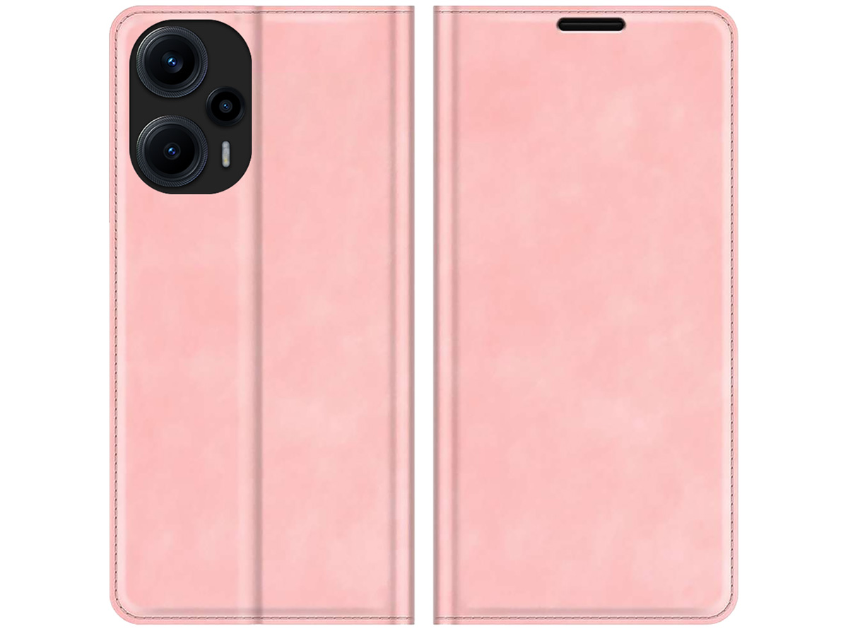 Just in Case Slim Wallet Case Roze - Xiaomi Poco F5 hoesje