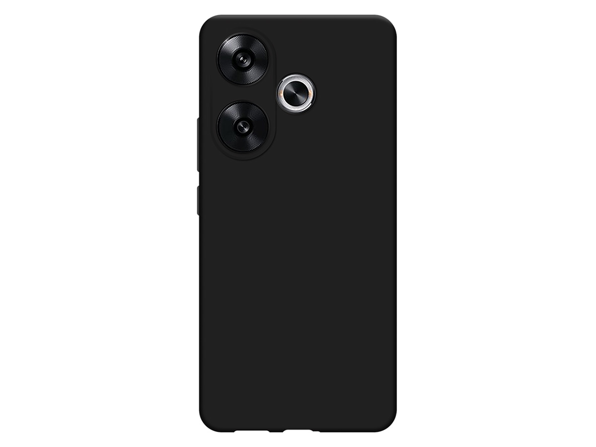 Just in Case TPU Case Zwart - Xiaomi Poco F6 hoesje