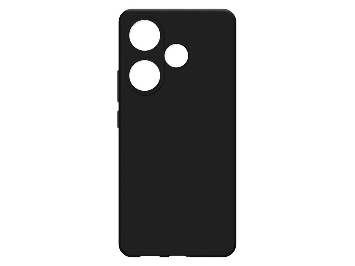 Just in Case TPU Case Zwart - Xiaomi Poco F6 hoesje