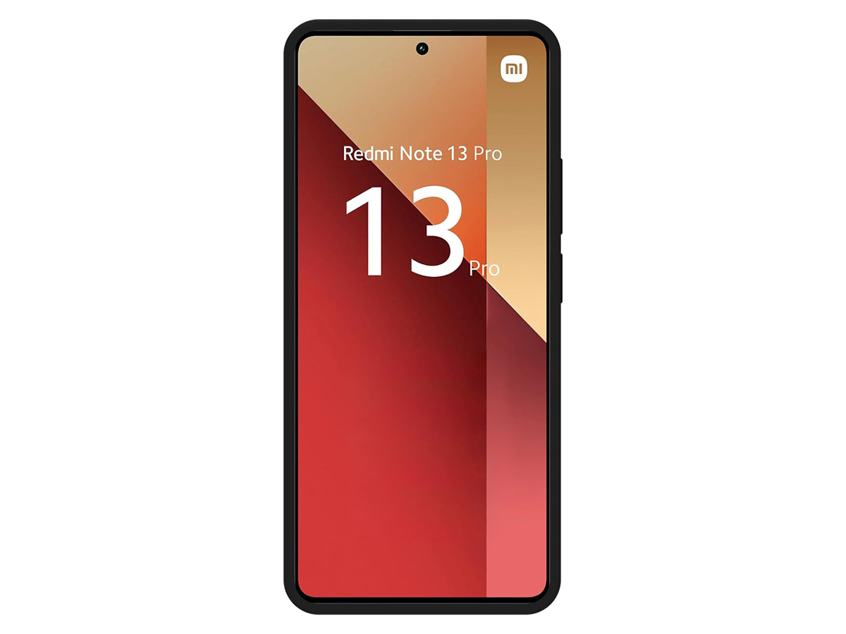 Just in Case TPU Case Zwart - Xiaomi Redmi Note 13 Pro 5G hoesje