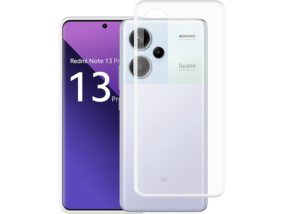 Just in Case TPU Case Doorzichtig - Xiaomi Redmi Note 13 Pro+ 5G hoesje