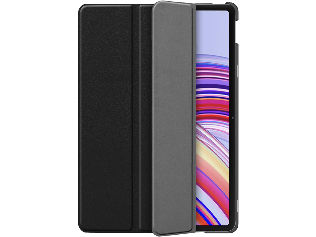 Smart Slimfit Stand Folio Case Zwart - Xiaomi Redmi Pad Pro Hoesje