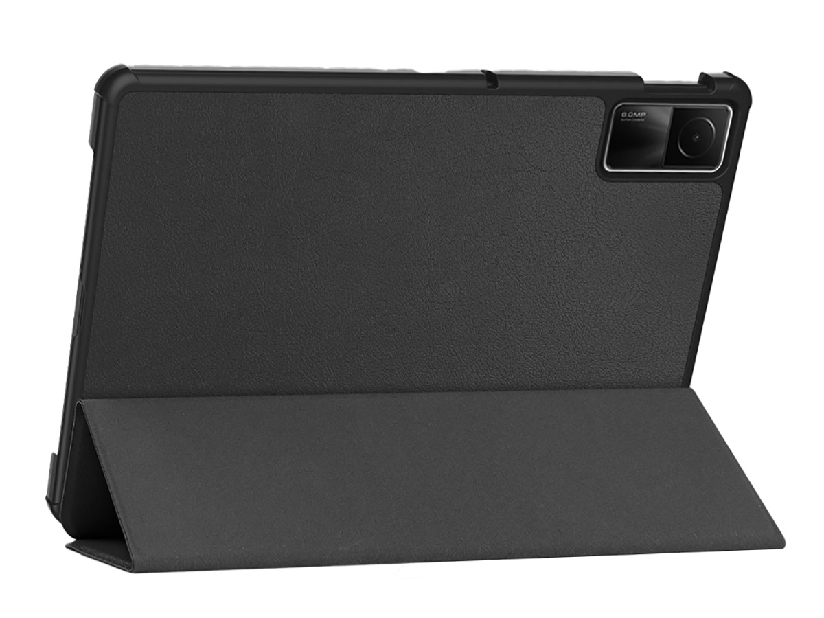 Smart Slimfit Stand Folio Case Zwart - Xiaomi Redmi Pad SE Hoesje